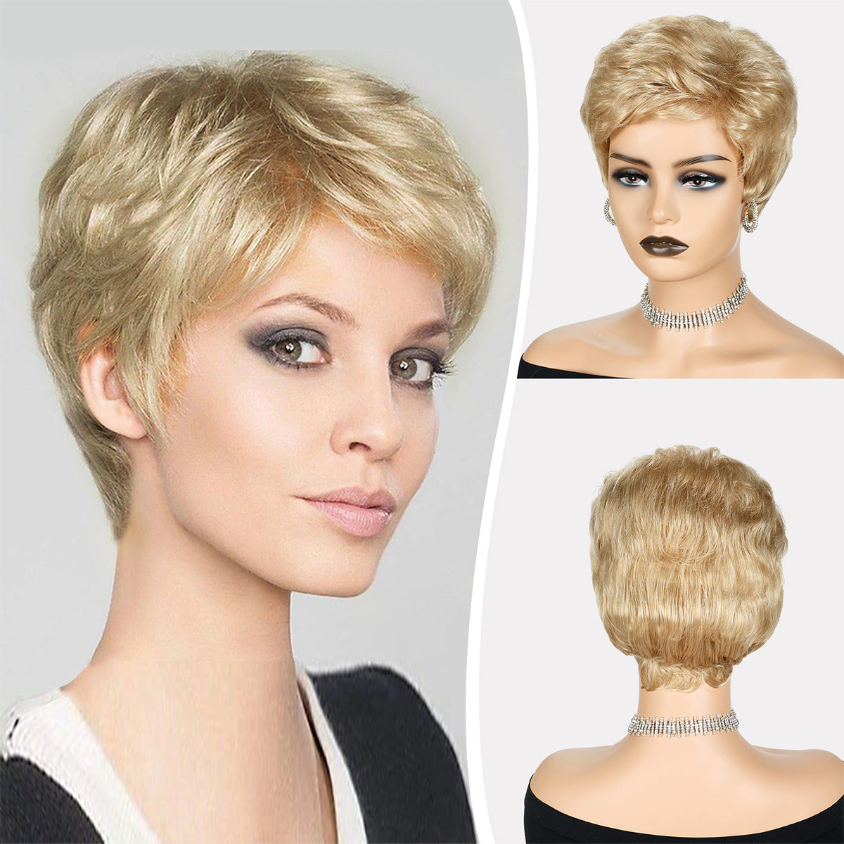 Festival-Ready Short Wig – Smooth Finish, Direct from Manufacturer