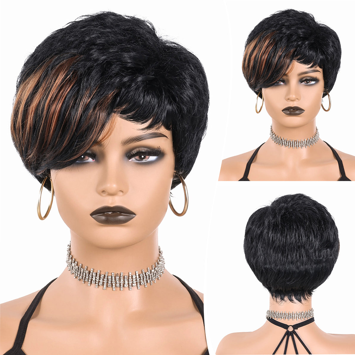 Heat-Resistant Short Wig – Perfect for Everyday & Special Events