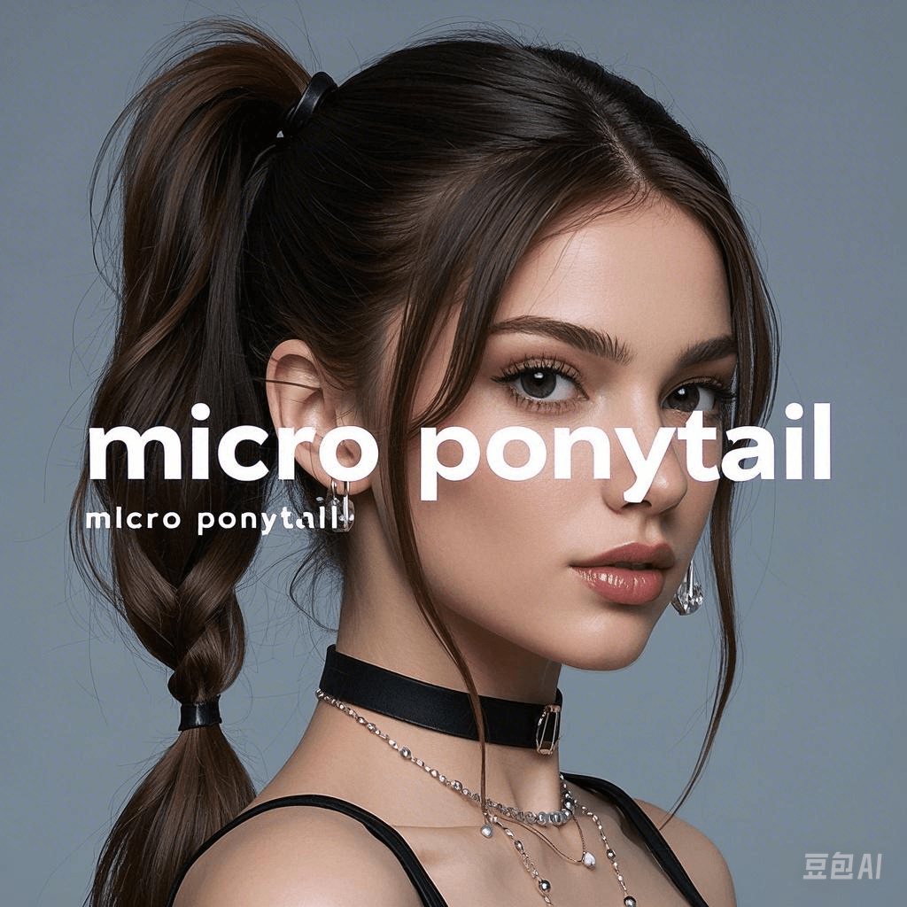 Micro Ponytail: A Small yet Stylish Hairstyle Trend