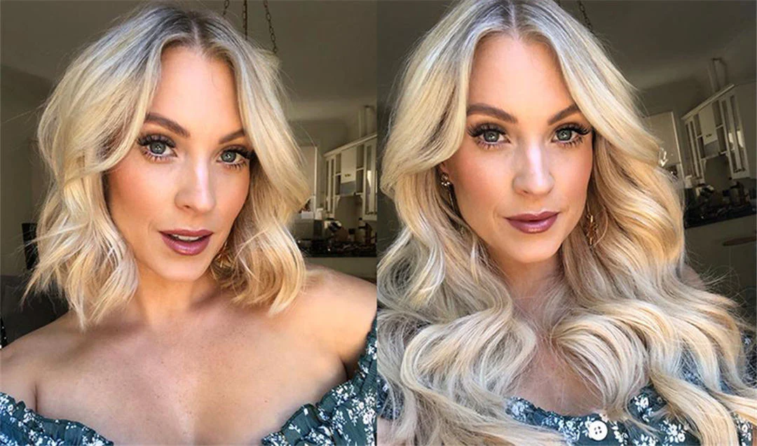 Embracing Curly Tape In Hair Extensions for White Women