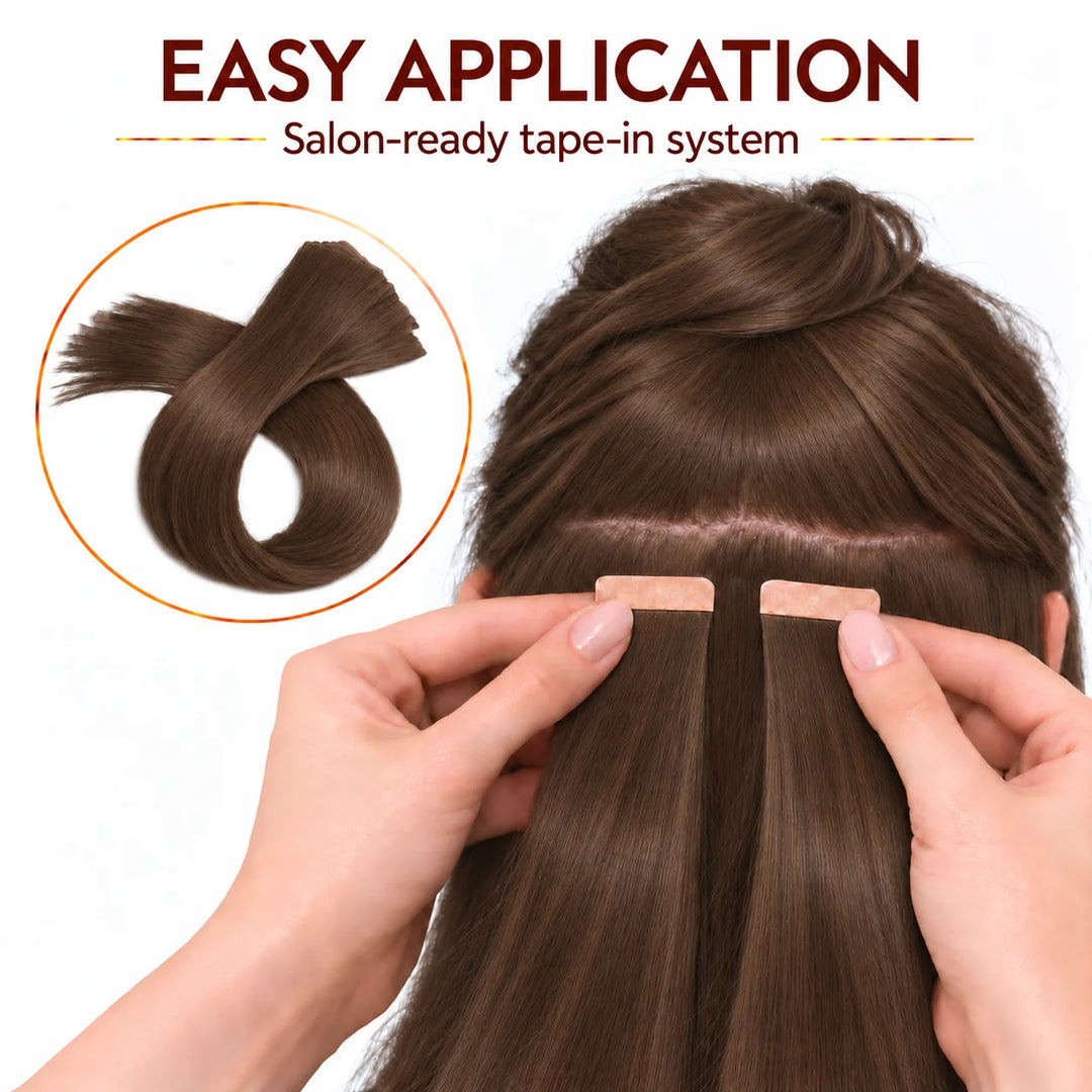 XJ Classic Tape in Hair Extensions 20pcs/pack Various colors #3