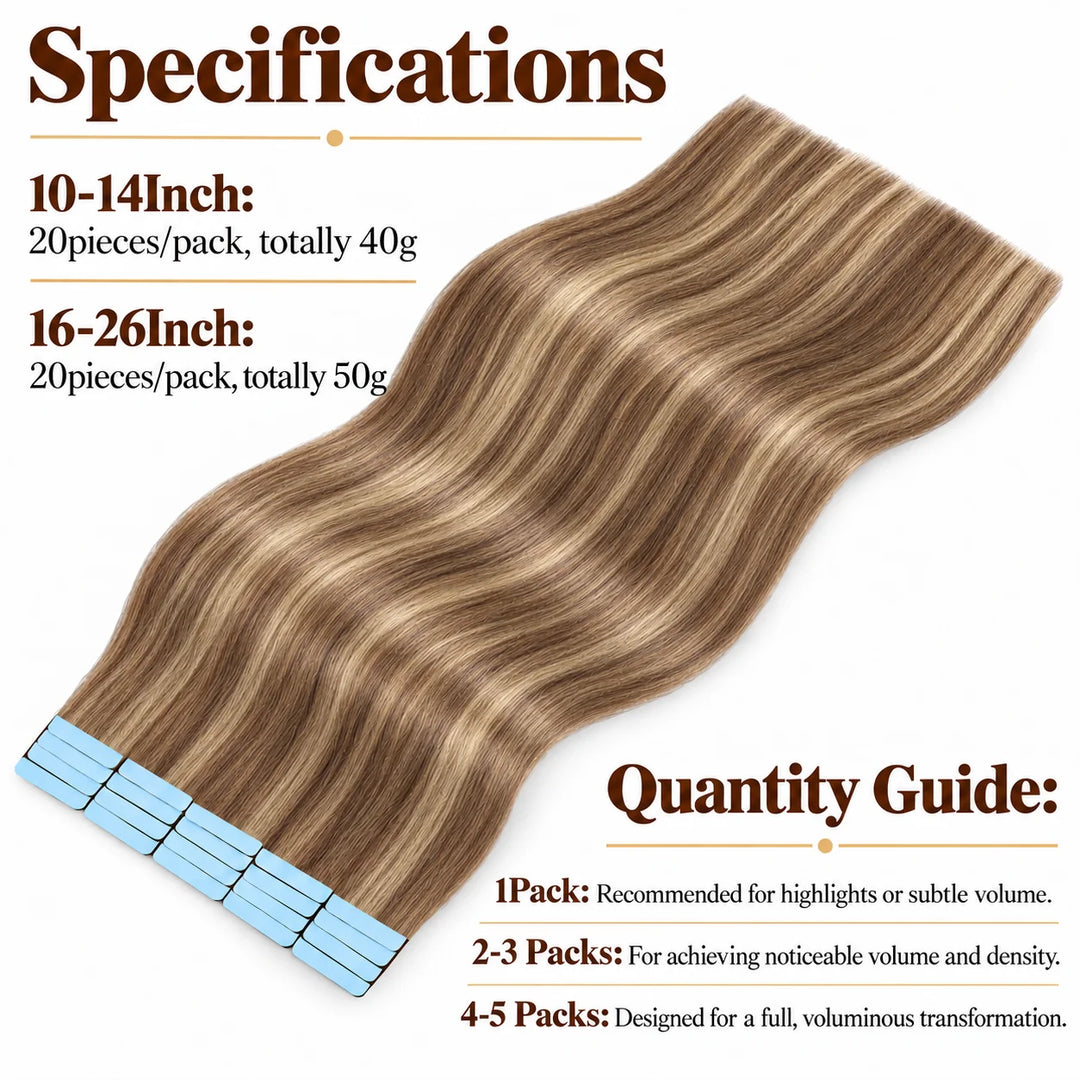 XJ Placement Of Tape In Hair Extensions,Seamless Hair Extensions Near Me,Diy Hair Styling,Endless Fun #P4-27