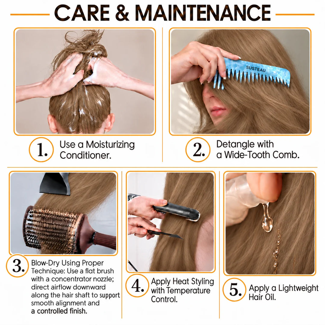 Real Human Tape-In Hair  Soft  Silky,hand tied hair extensions near me,tape extensions placement #27
