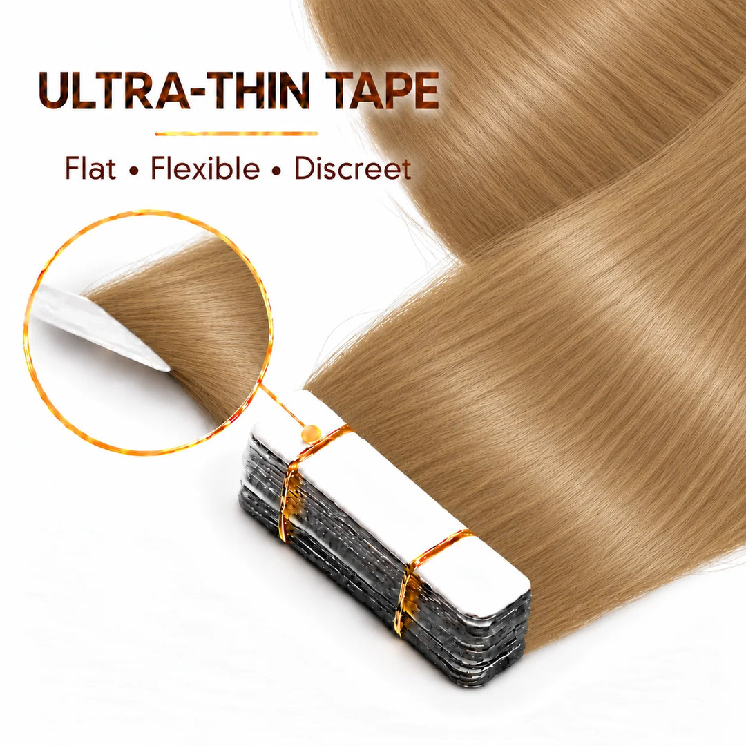 XJ Classic Tape in Hair Extensions 20pcs/pack Various colors #27