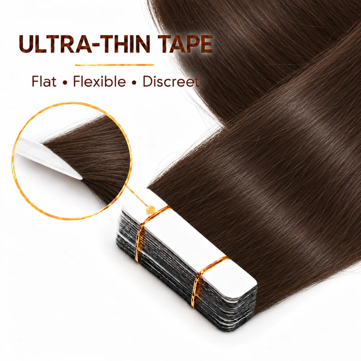 XJ Classic Tape in Hair Extensions 20pcs/pack Various colors #2
