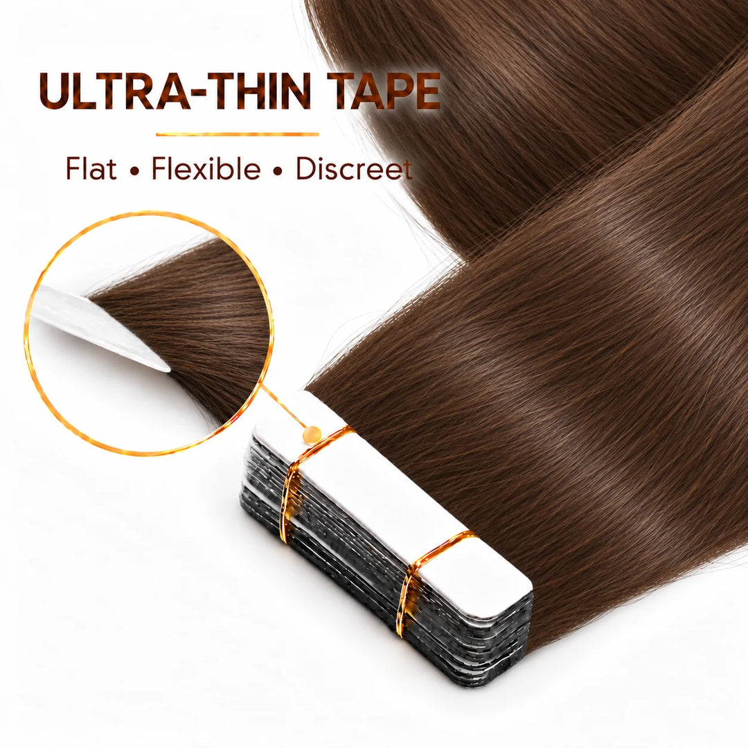 XJ Classic Tape in Hair Extensions 20pcs/pack Various colors #3