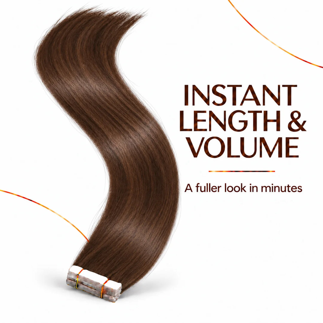 XJ Classic Tape in Hair Extensions 20pcs/pack Various colors #3
