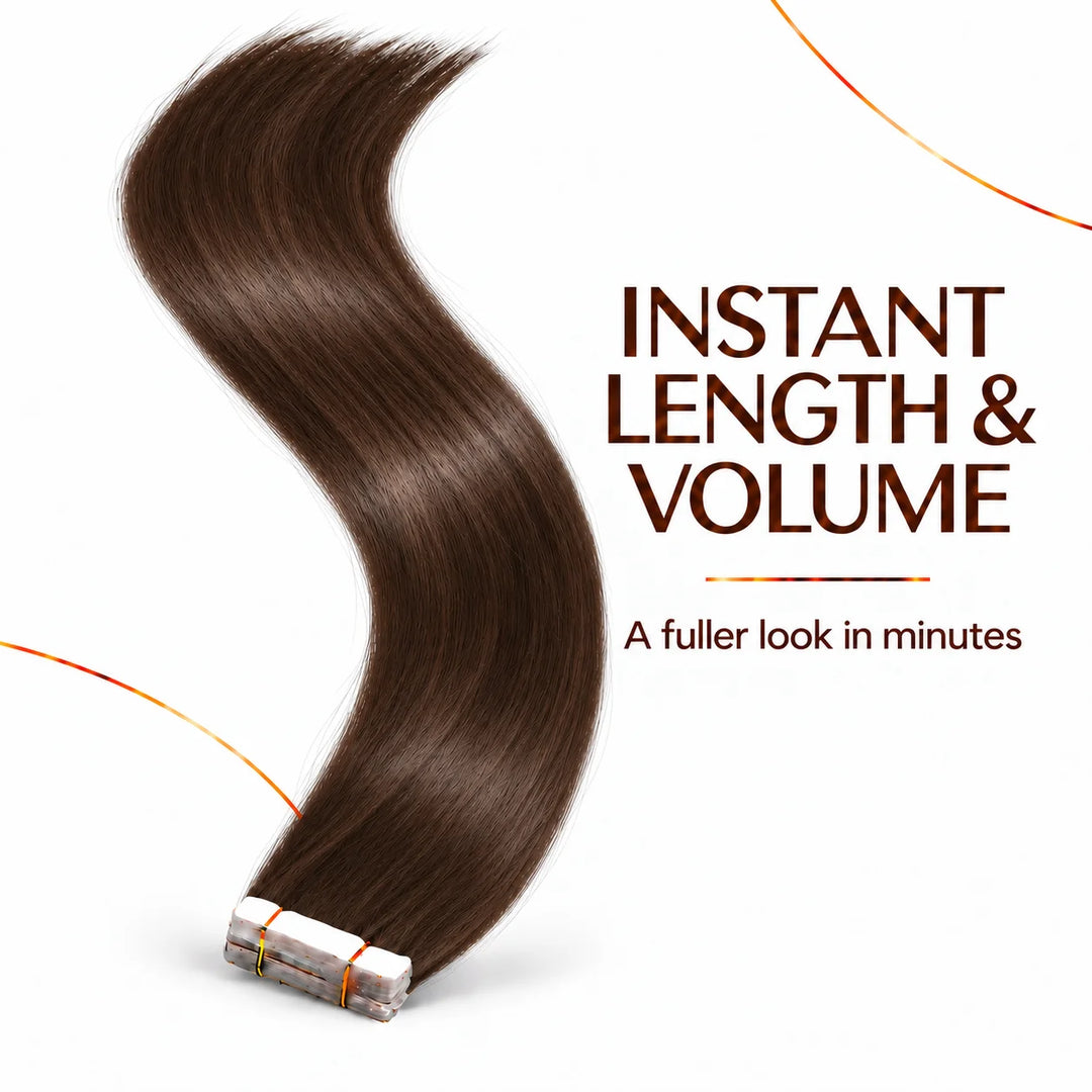 XJ Classic Tape in Hair Extensions 20pcs/pack Various colors #2