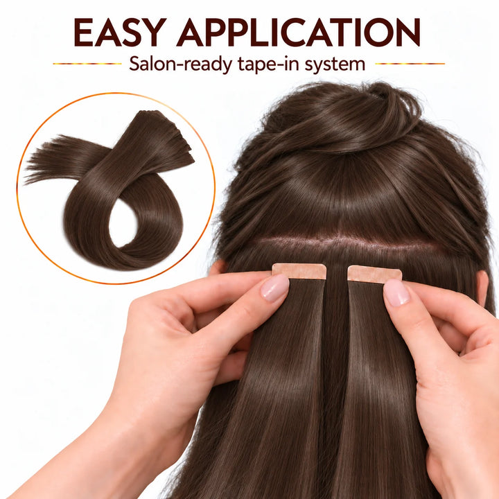 XJ Classic Tape in Hair Extensions 20pcs/pack Various colors #2