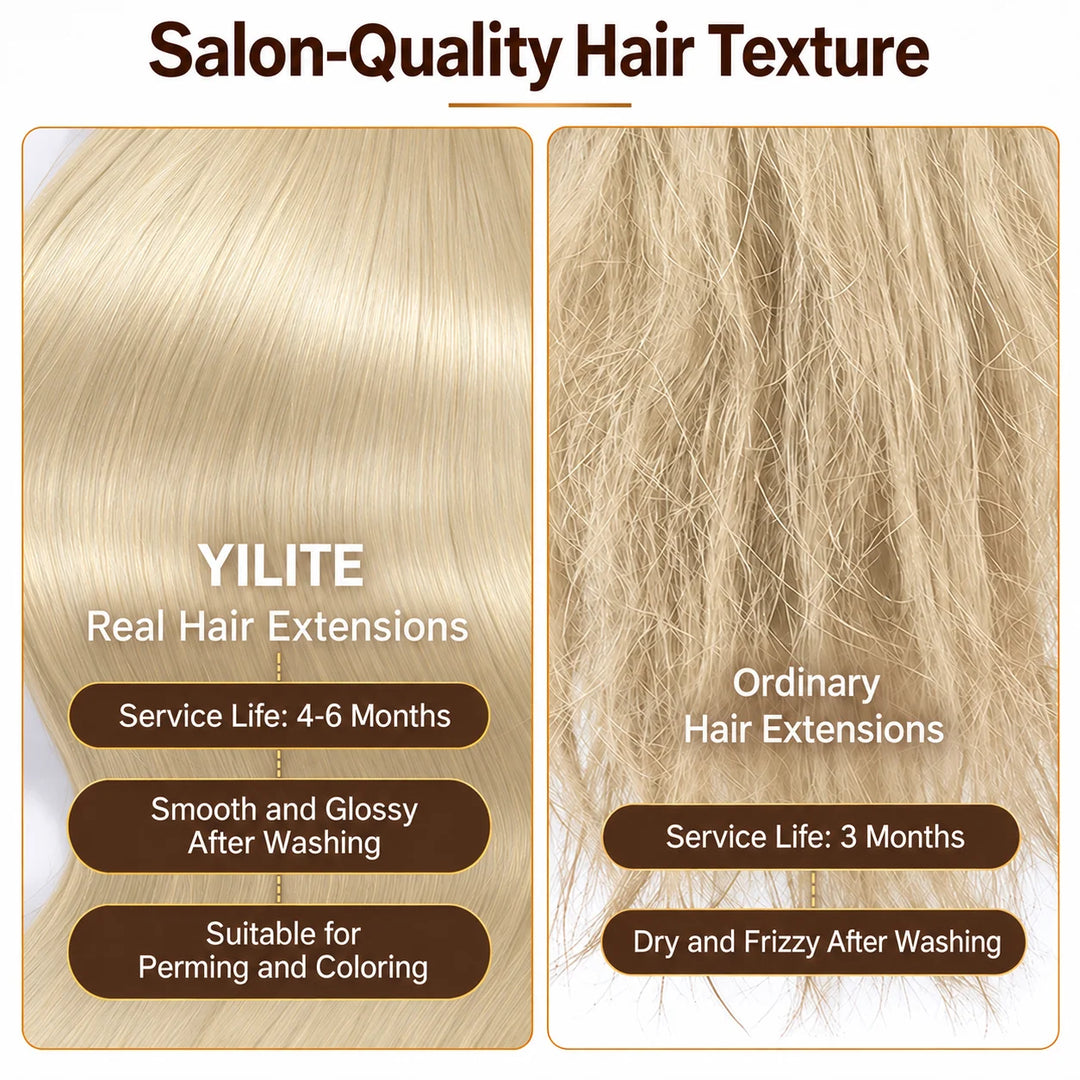 XJ Reusable Hair Tape Strips – Eco-Friendly & Budget-Saving_Placement Of Tape In Hair Extensions #60Platinum Blonde
