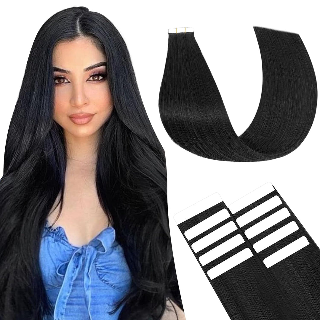 XJ Injection Virgin Human Hair Extensions PU Skin Weft Tape In Blonde Color Virgin Invisible Seamless