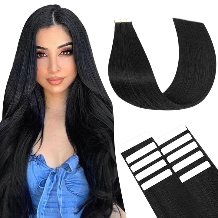 XJ Injection Virgin Human Hair Extensions PU Skin Weft Tape In Blonde Color Virgin Invisible Seamless