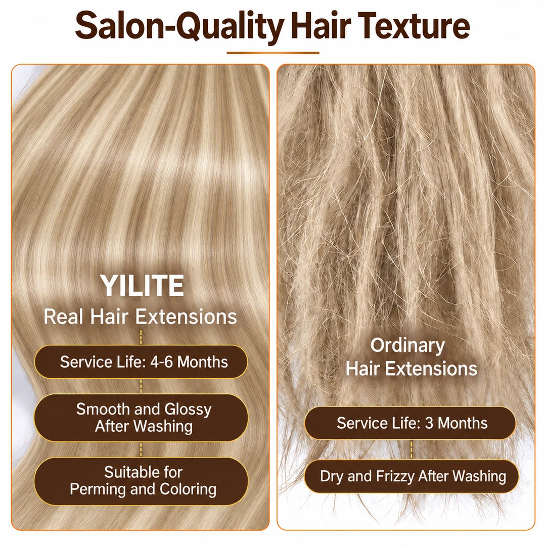 XJ Reusable Hair Tape Strips – Eco-Friendly & Budget-Saving_Placement Of Tape In Hair Extensions #P18/613