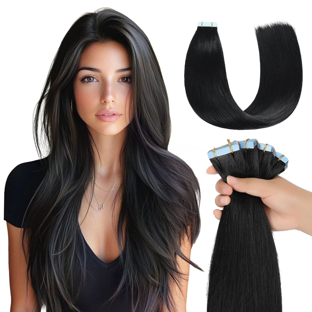 XJ Reusable Hair Tape Strips – Eco-Friendly & Budget-Saving_Placement Of Tape In Hair Extensions