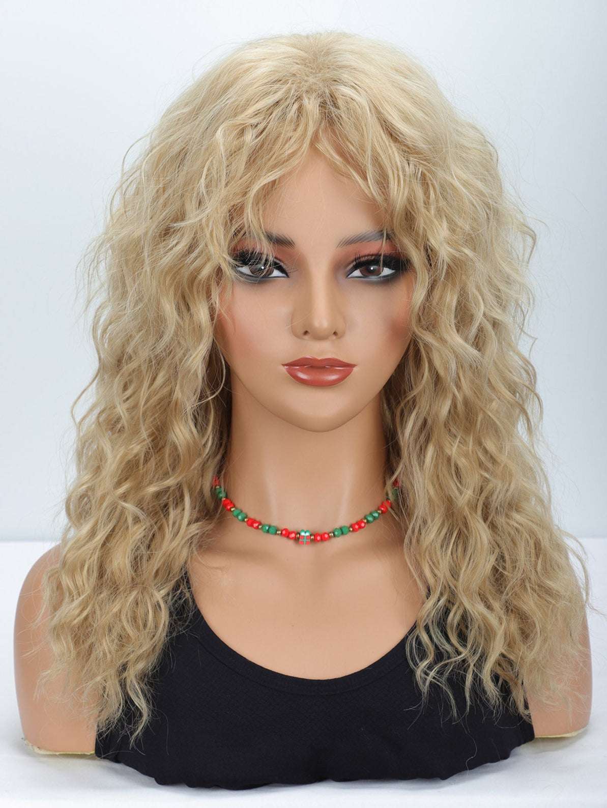 Ultra-Girly Multi-Color Wig - Heat-Stylable Synthetic Hair, Custom Wholesale Orders Welcome