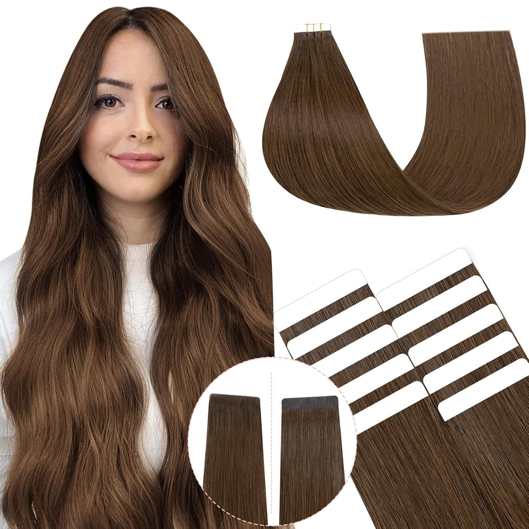 6D Invisible Seamless No-Trace Extensions | 100% Virgin Human Hair