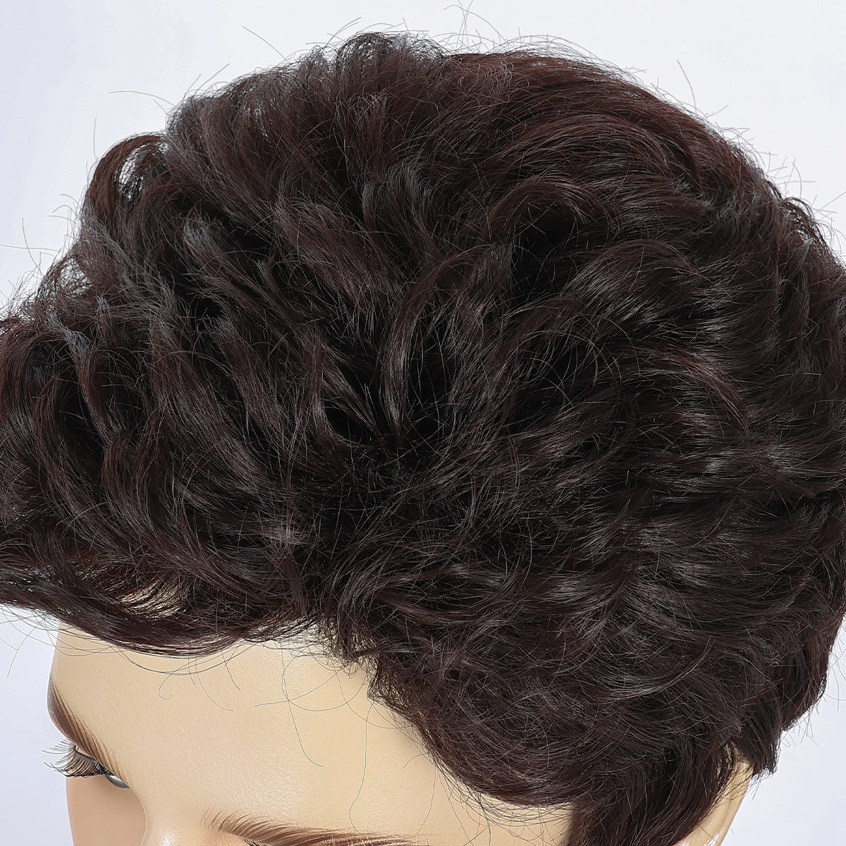 Casual Look Men's Wig – Heat-Resistant Fiber, Natural Appearance