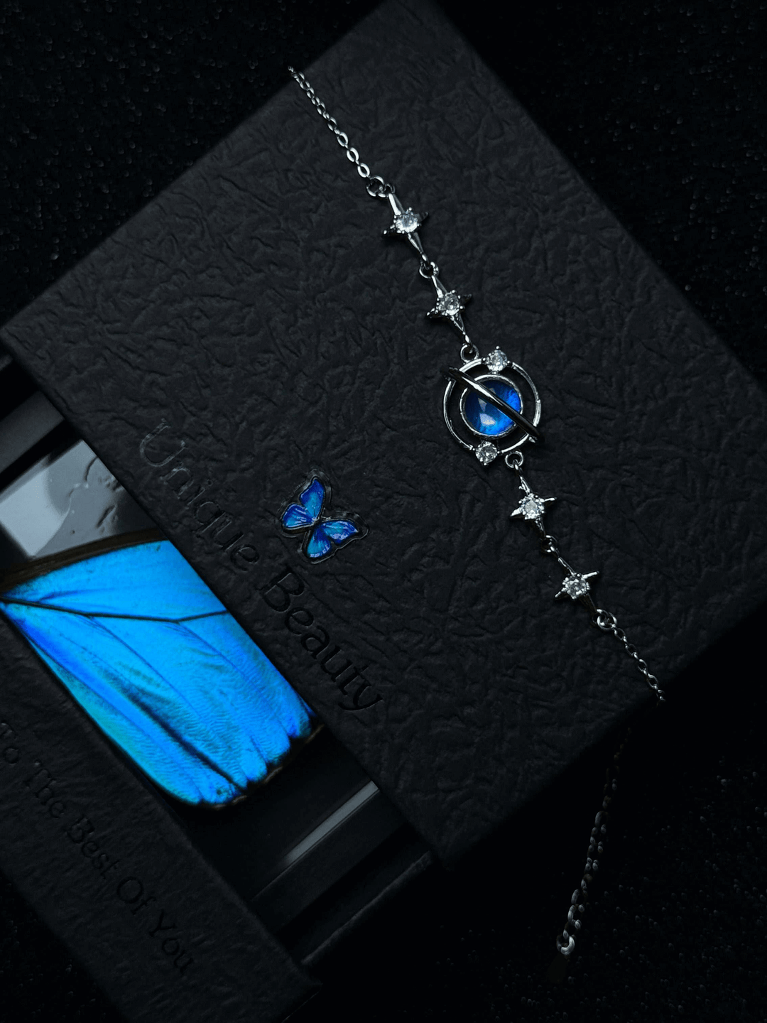 Handcrafted Butterfly Specimen Necklace An Exquisite Light Luxury Gift for Your Girlfriend or Close Female Friend