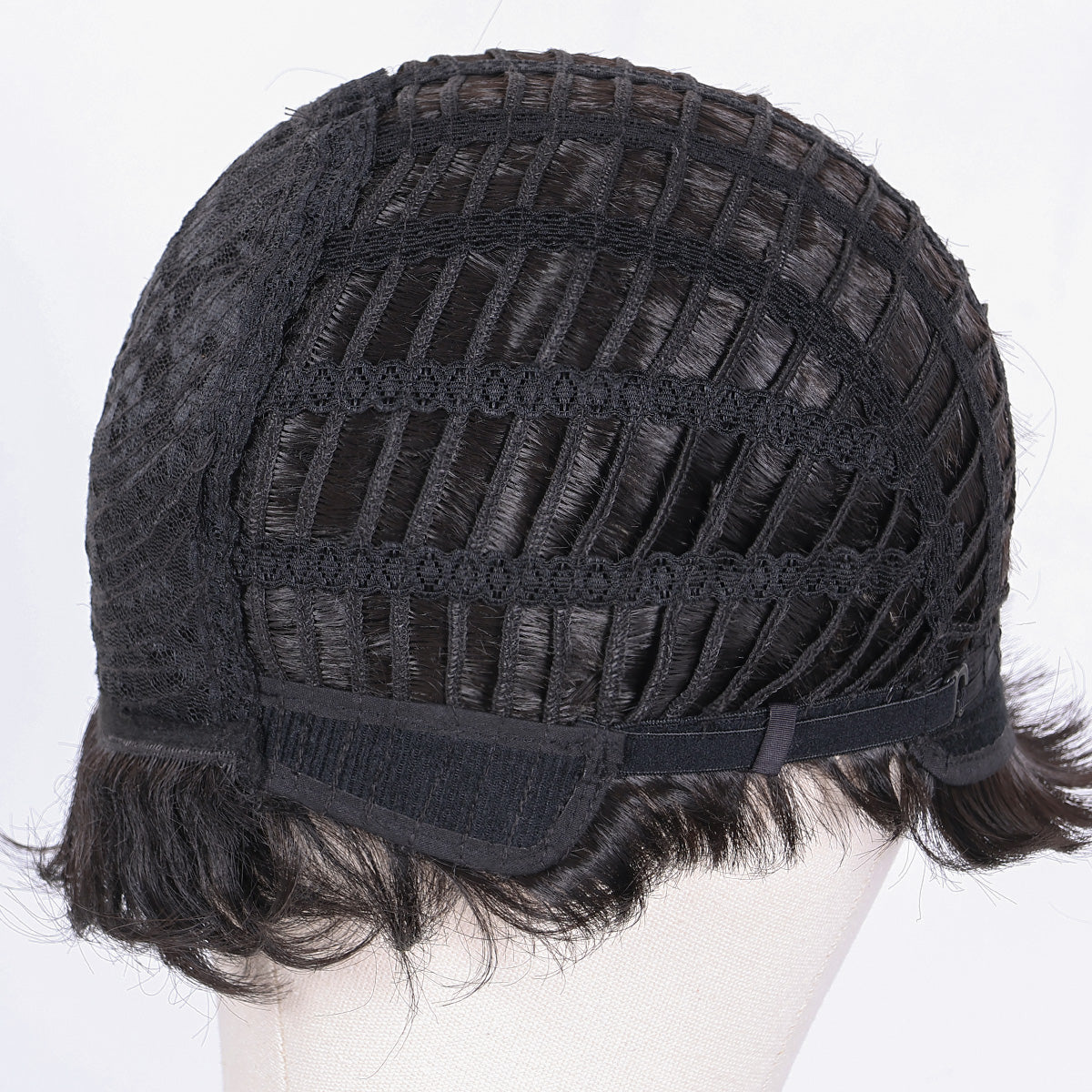 Casual Look Men's Wig – Heat-Resistant Fiber, Natural Appearance