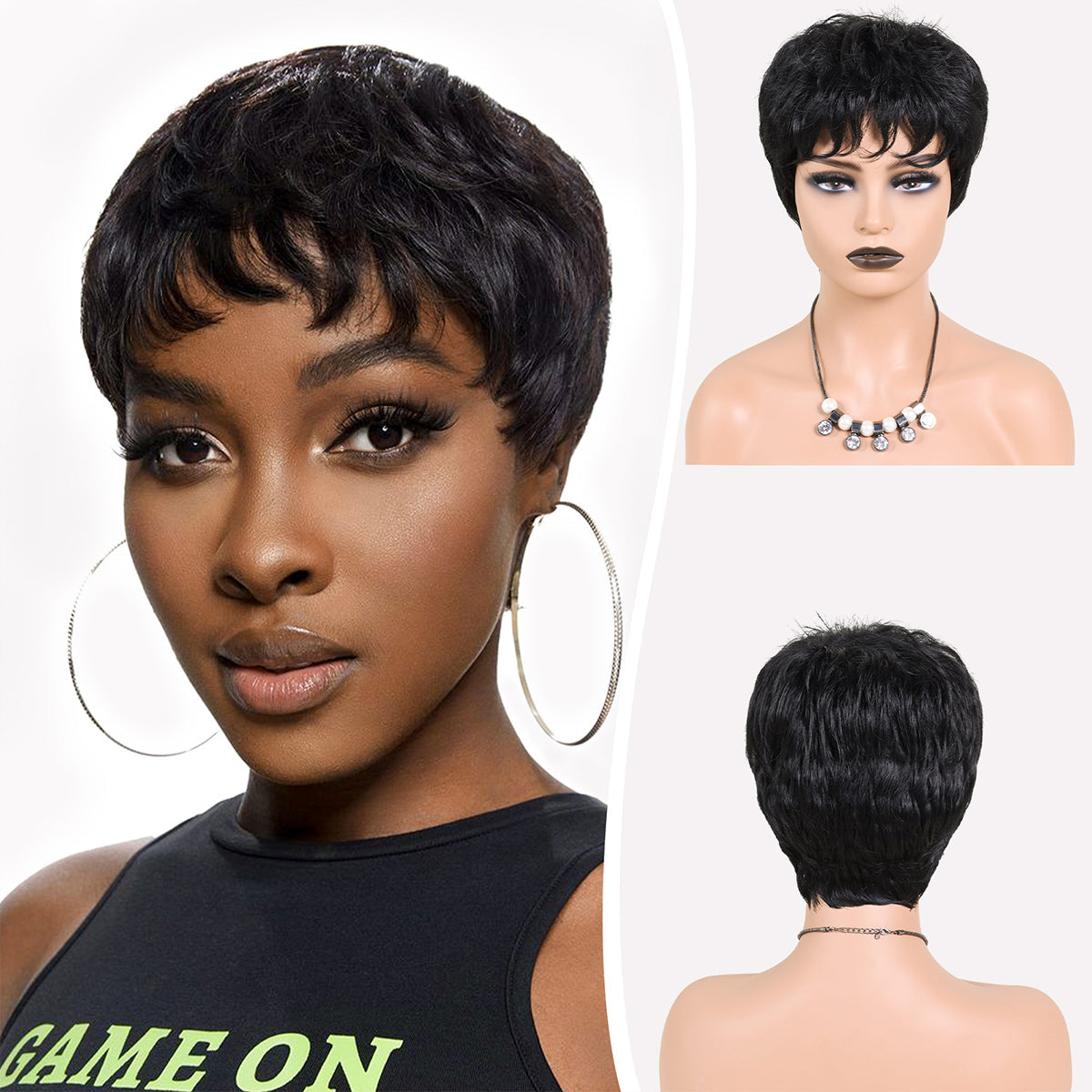 Heat-Proof Short Wig – Lightweight & Soft, Perfect for Summer