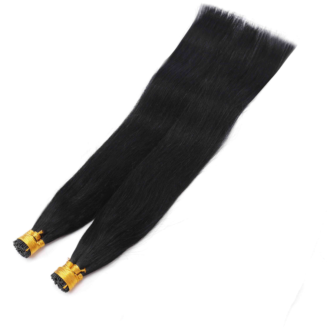 Seamless I-Tip Human Hair Extensions - Salon-Quality Remy Hair