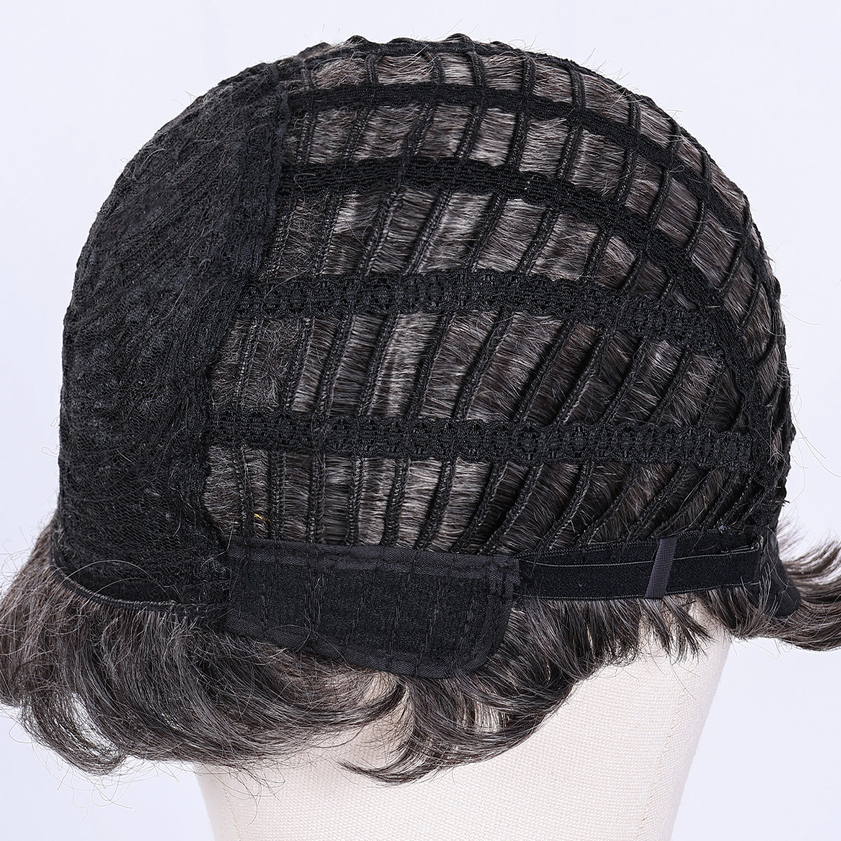 Casual Look Men's Wig – Heat-Resistant Fiber, Natural Appearance