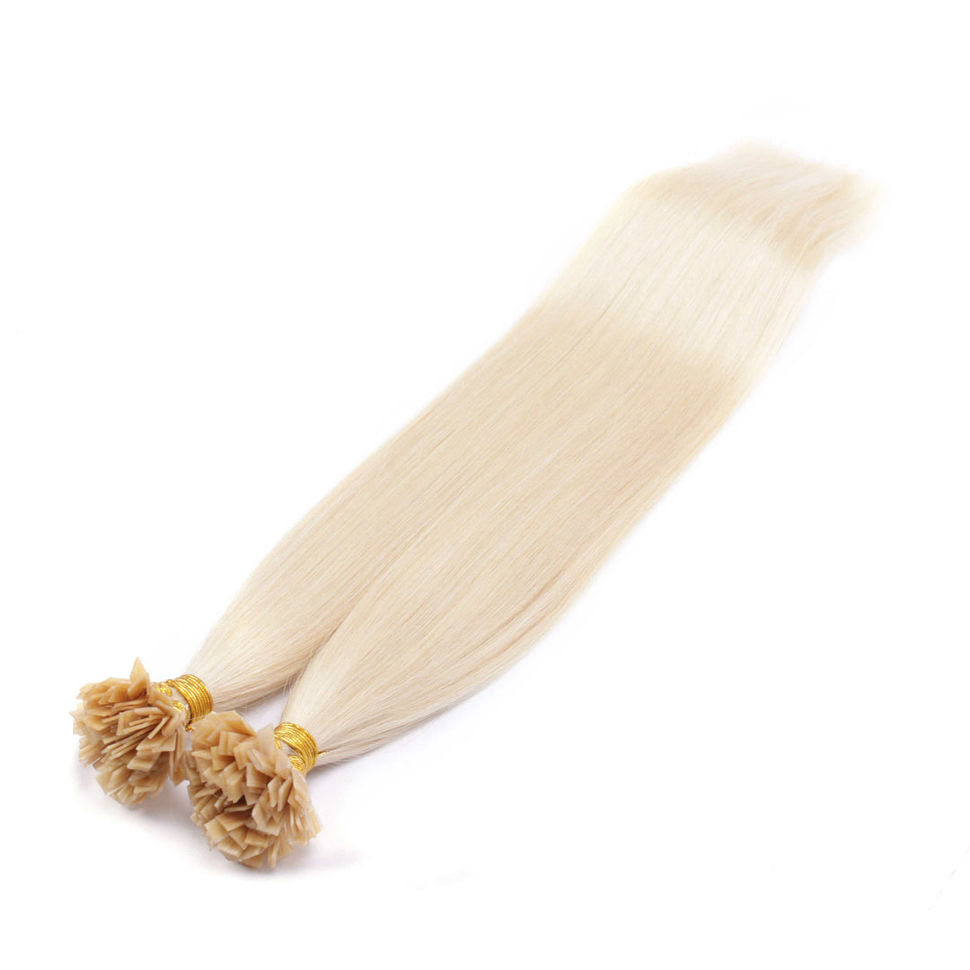 Flat Tip Human Hair – Invisible Keratin Bond Extensions
