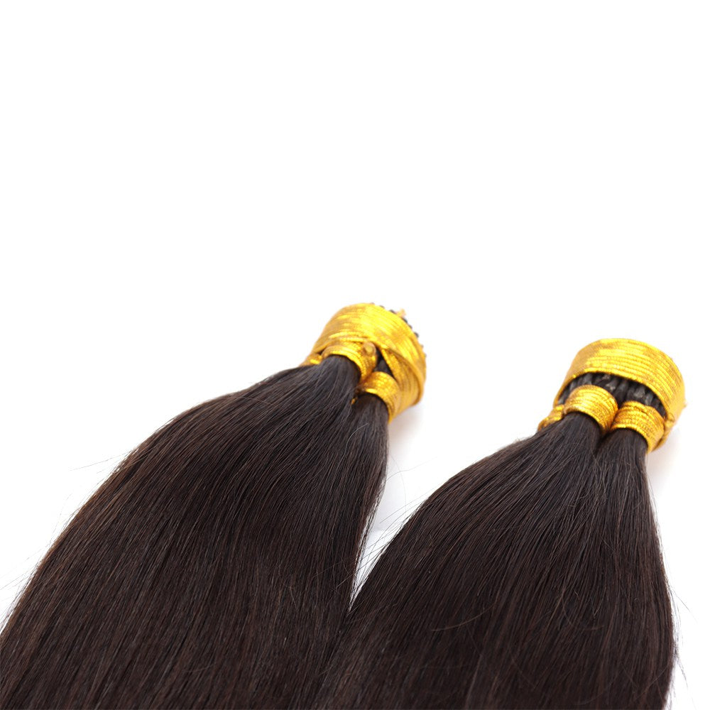 Invisible I-Tip Extensions: Natural-Looking Length & Volume