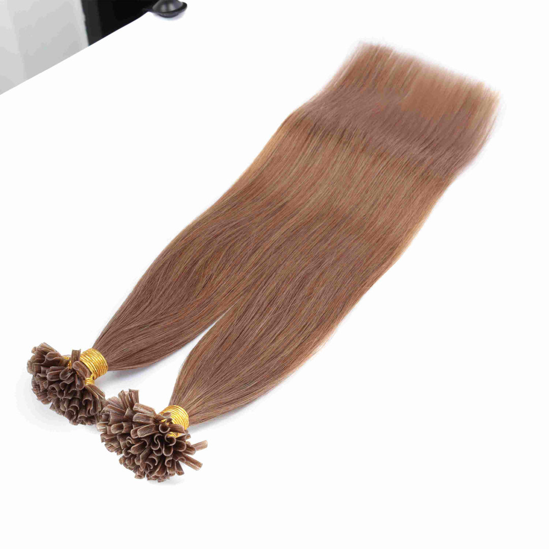 U Tip Human Hair Extensions Natural Volume and Length