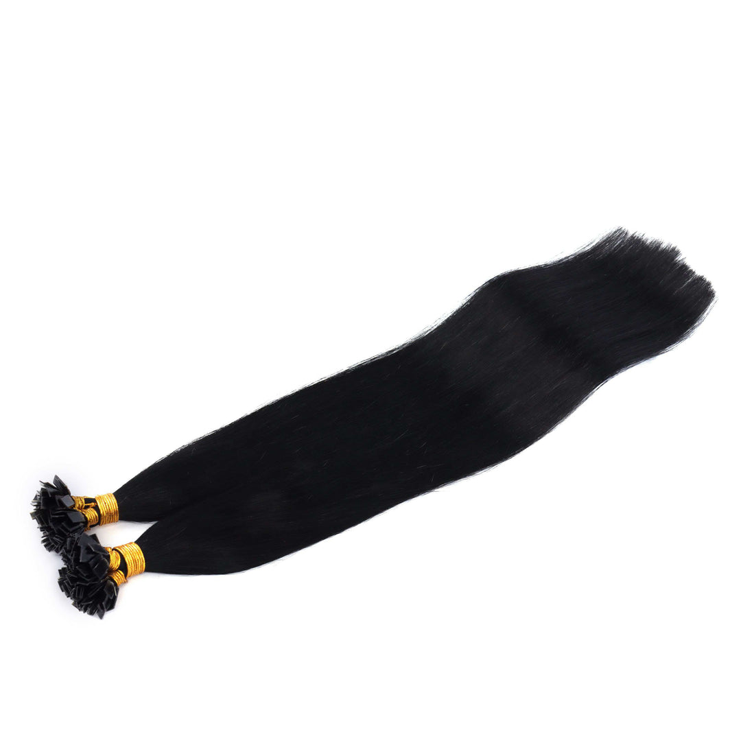 Flat Tip Human Hair Extensions – Damage-Free Application