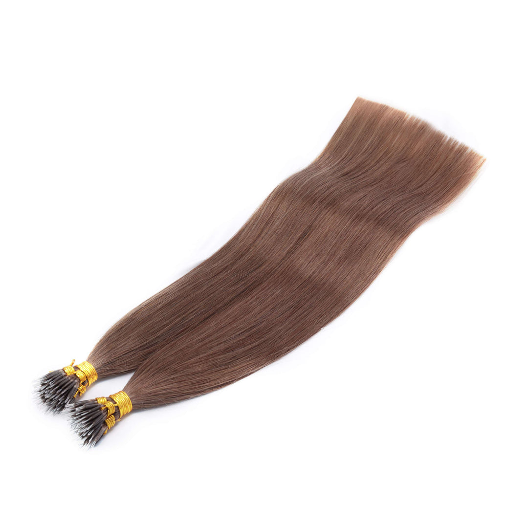 Nano Rings Extensions with Remy Human Hair – Professional Grade