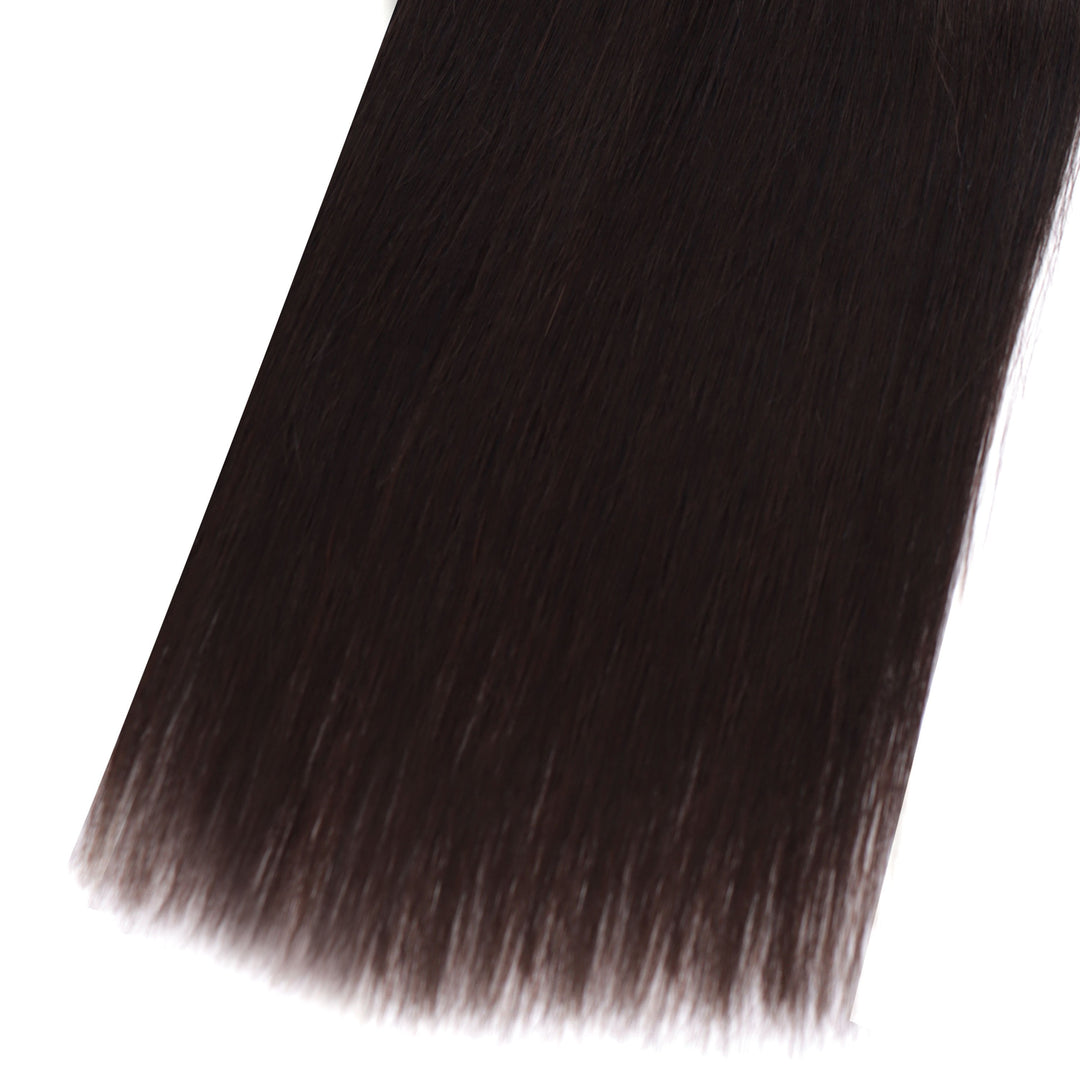 XJHAIR Flat-tip Keratin Human Hair Comfort Meets Elegance-1b#