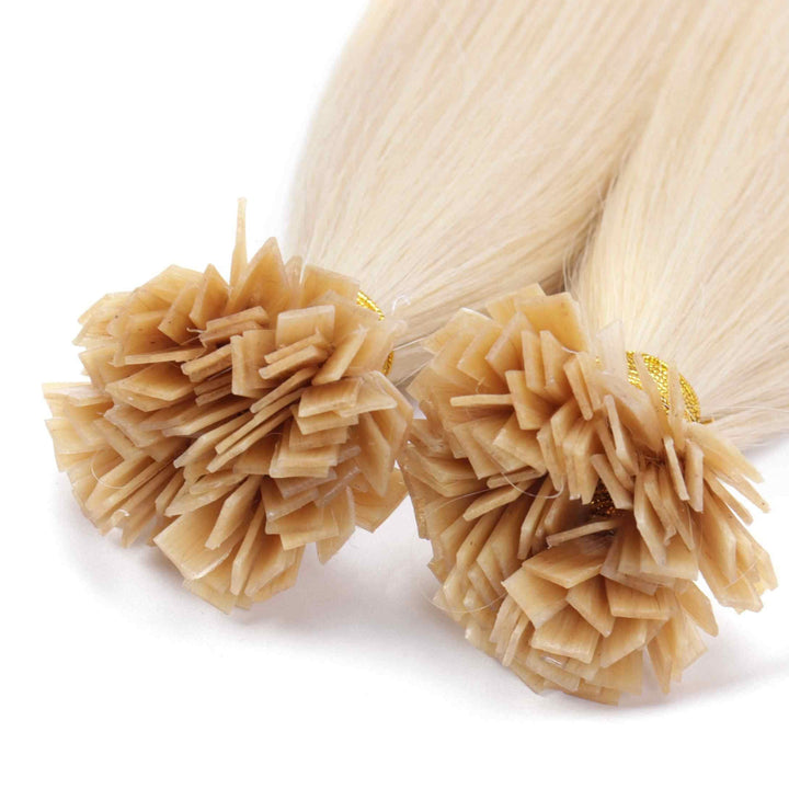 Flat Tip Human Hair – Invisible Keratin Bond Extensions