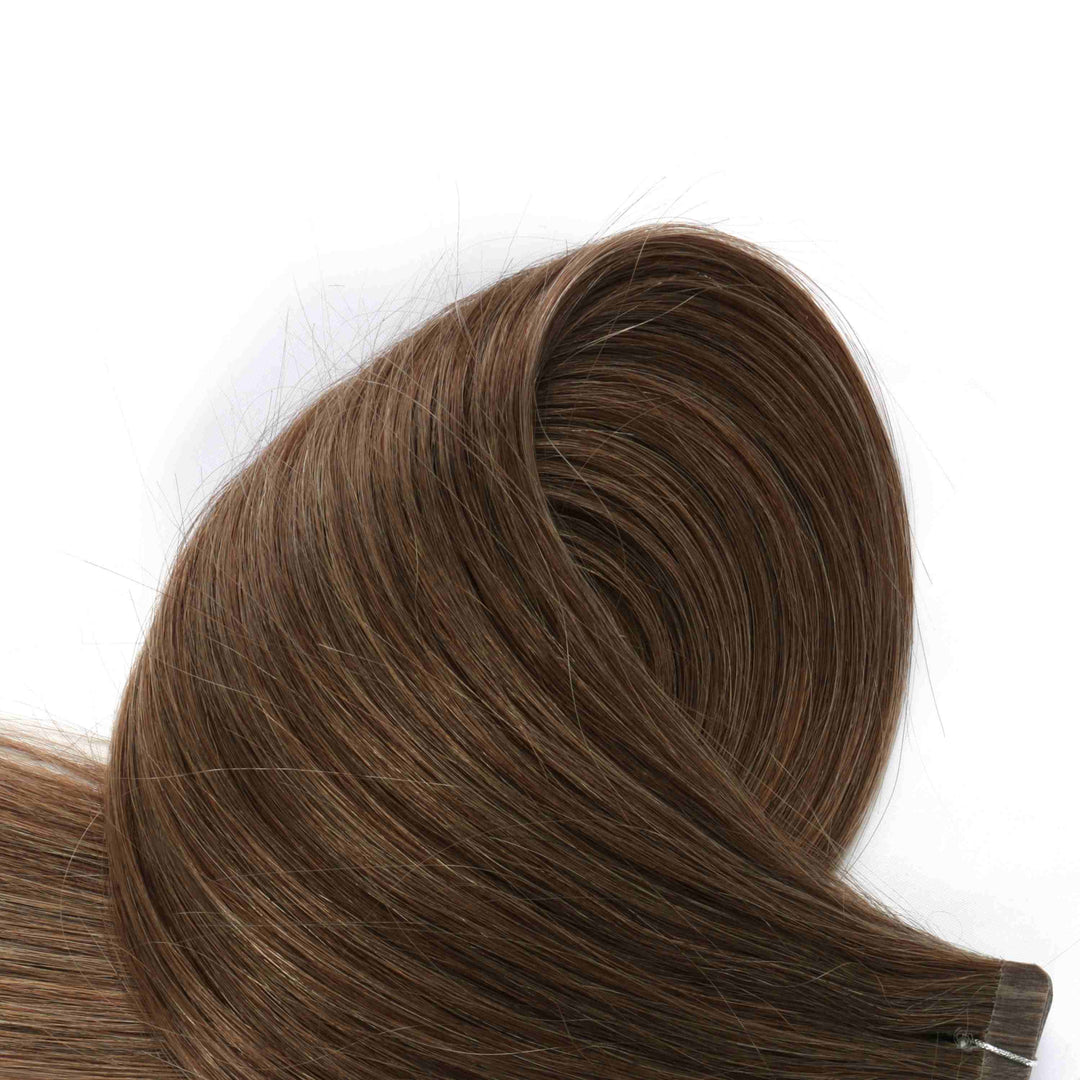 Natural-Looking Tape-In hair - Customizable Length & Color-8#