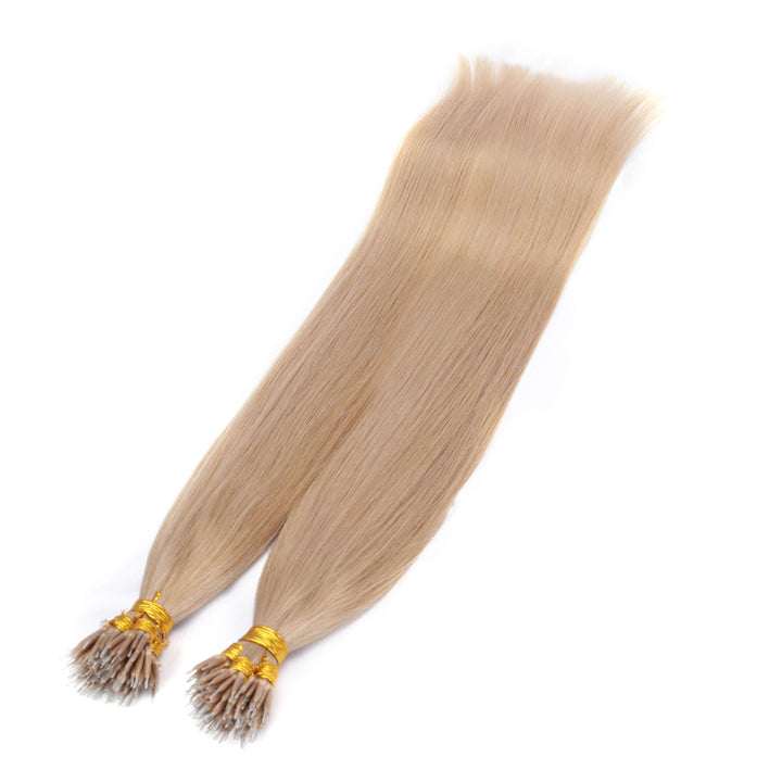 Nano Beads Human Hair Extensions – No Heat, No Glue