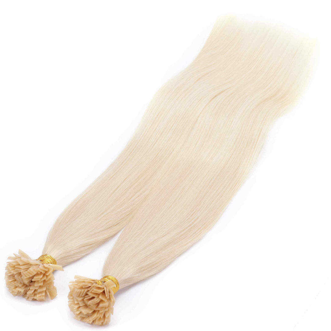Double Drawn Flat Tip Human Hair – Full from Root to Tip