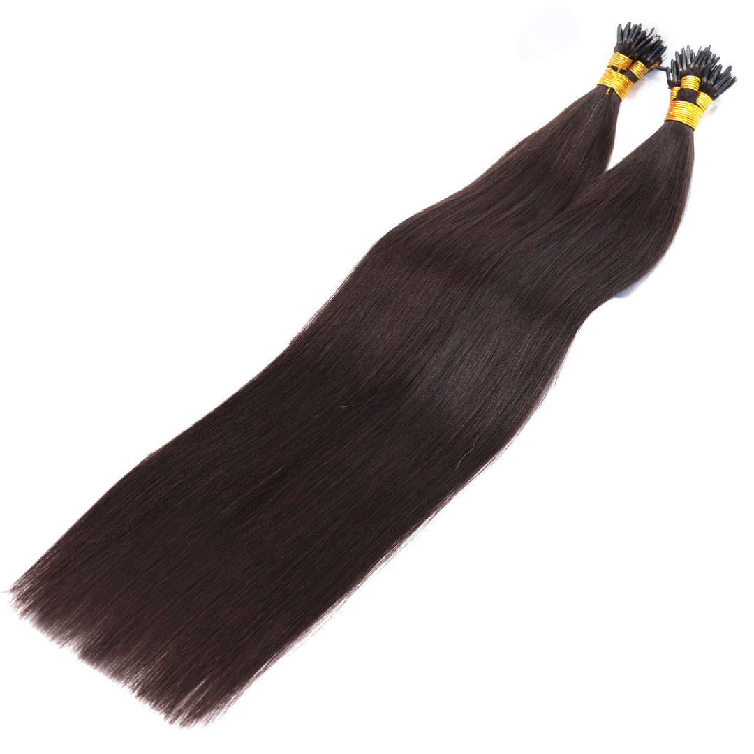 Straight Nano Ring Human Hair Extensions – Soft & Silky