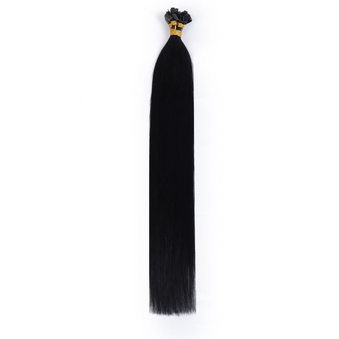 Flat Tip Human Hair Extensions – Damage-Free Application
