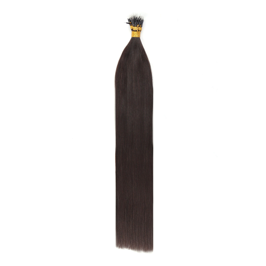 Straight Nano Ring Human Hair Extensions – Soft & Silky
