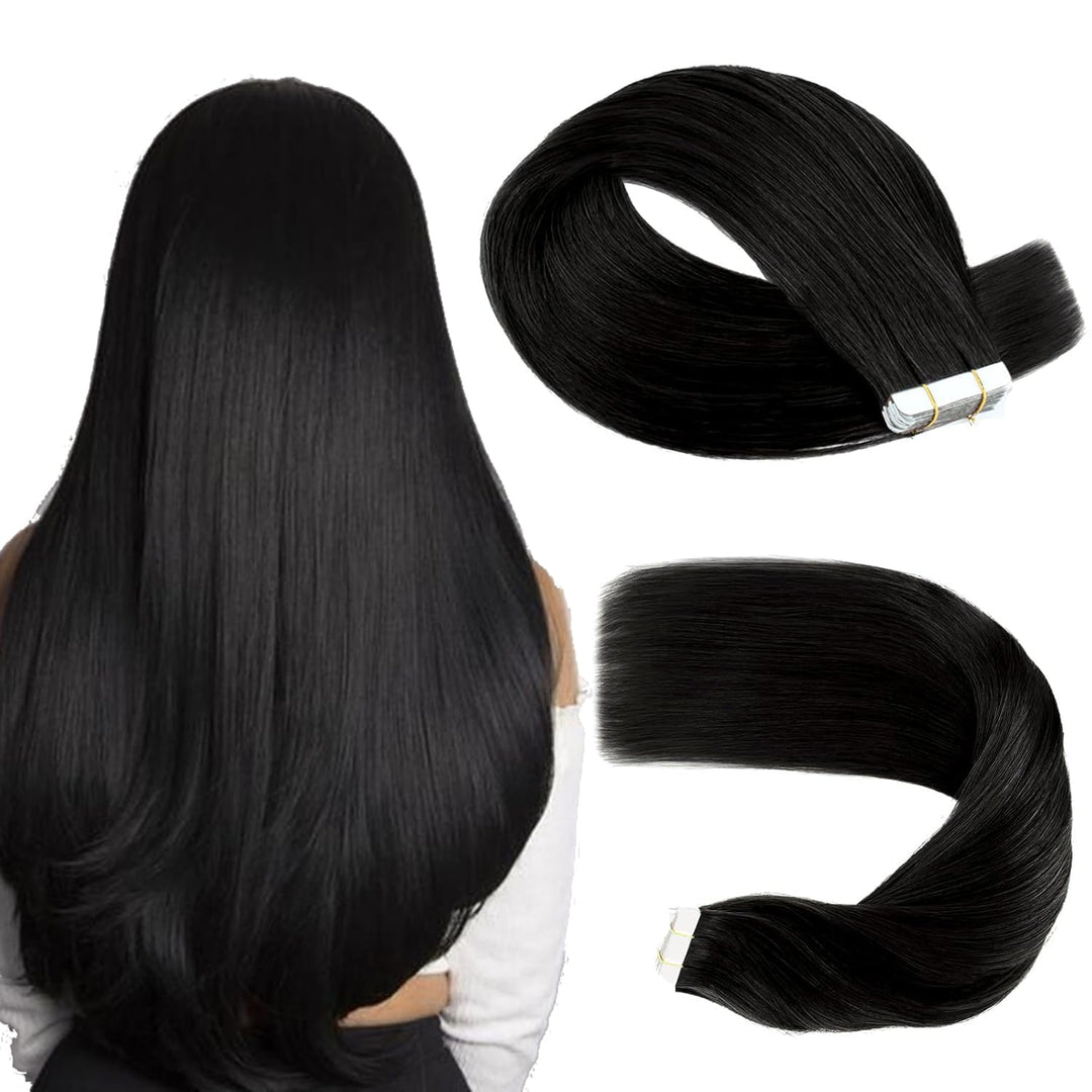 XJ Long tape-In Hair Extensions Elevate Your Style with Effortless Elegance