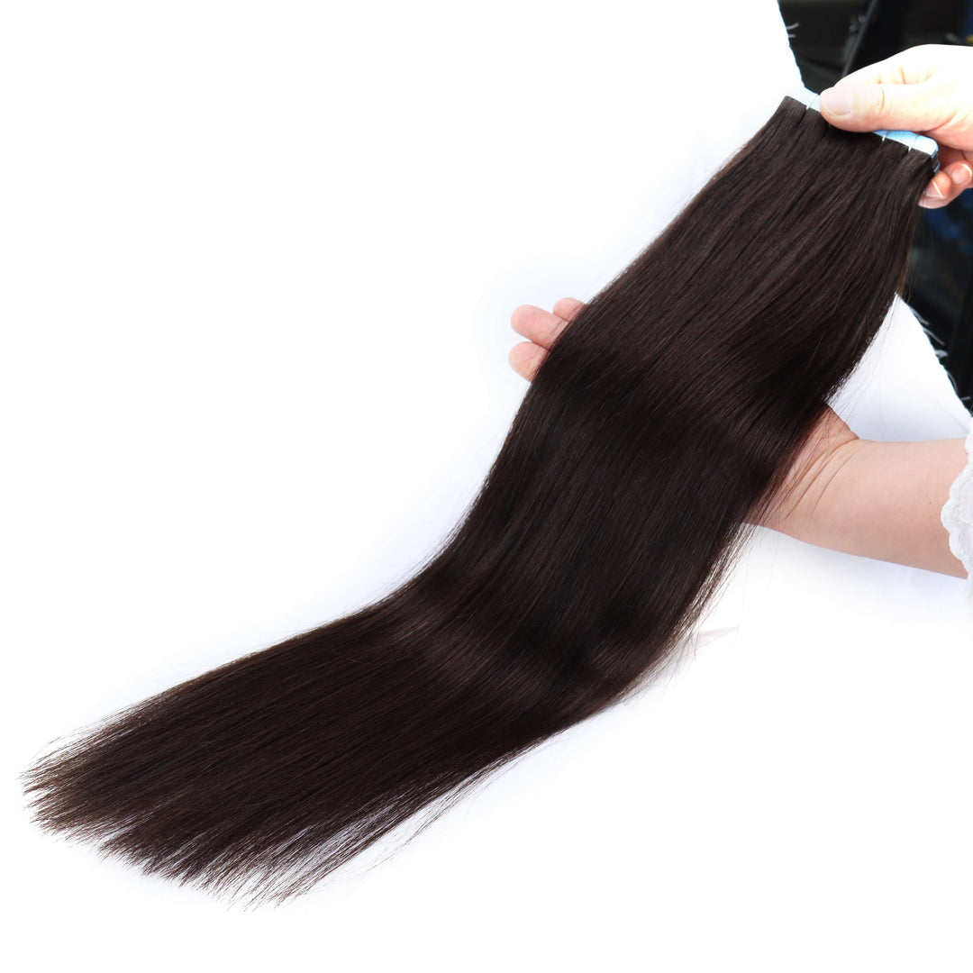 Professional Tape-In Hair Extensions – Salon-Grade Quality-1b#