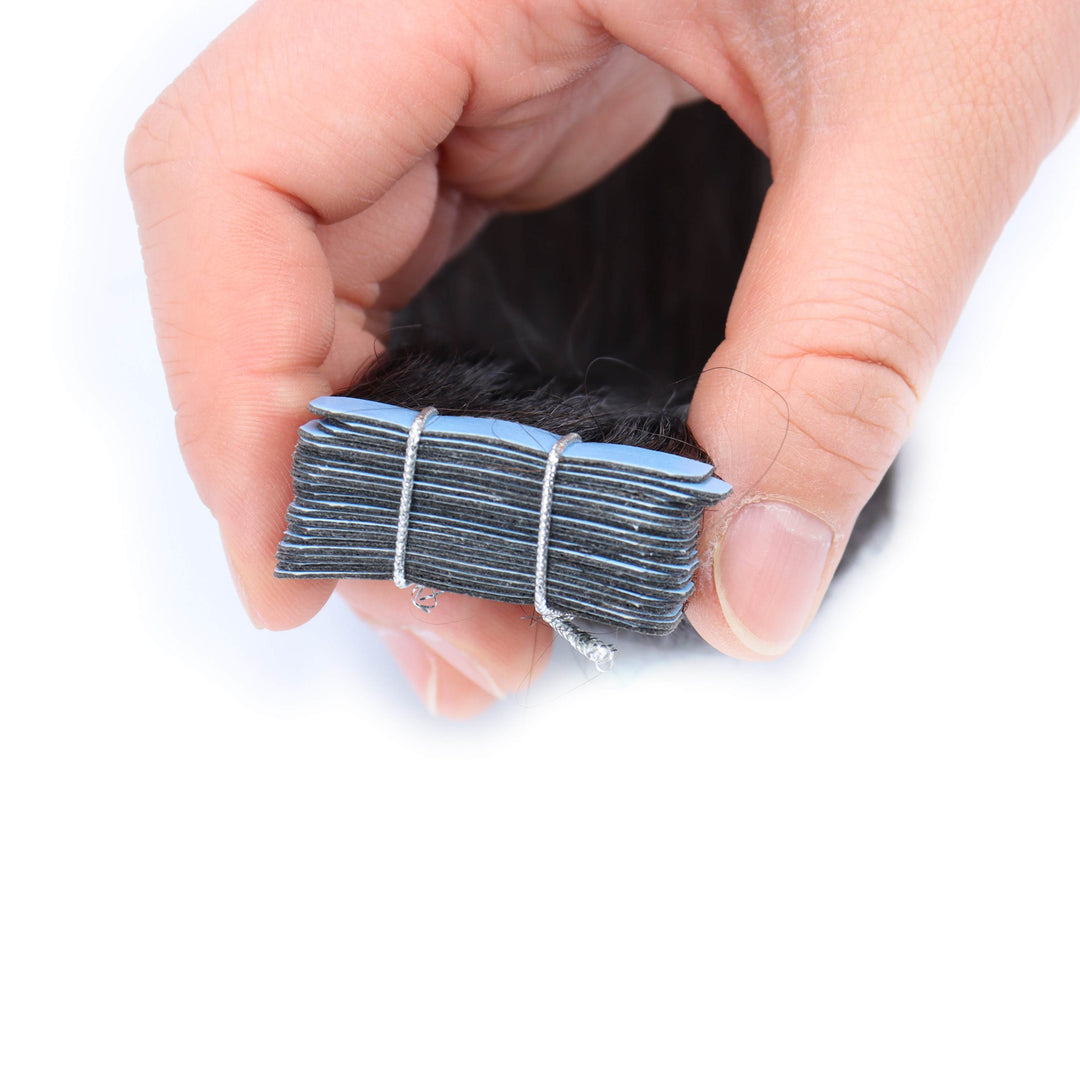 Professional Tape-In Hair Extensions – Salon-Grade Quality-1b#
