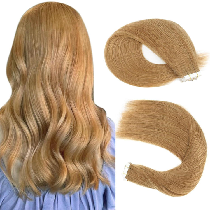 Natural Black / Chestnut Brown Balayge (1B/6/1B) Weft Hair Extensions 6A