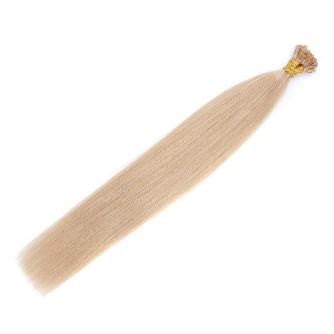 Flat Tip Human Hair Extensions – Multi-Lengths & Colors