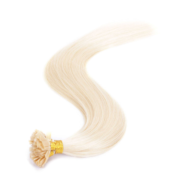 Flat Tip Human Hair – Invisible Keratin Bond Extensions