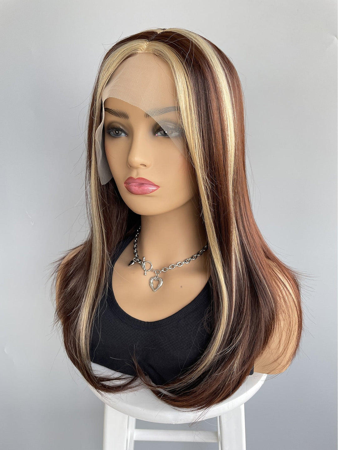 13x4 HD Lace Front Wig Synthetic Hair, Heat-Resistant, Daily Wear