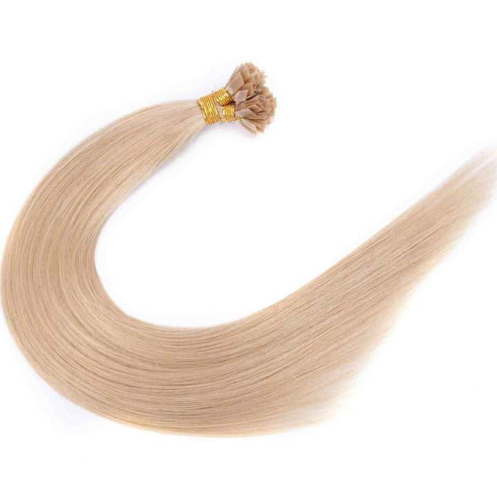 Flat Tip Human Hair Extensions – Multi-Lengths & Colors