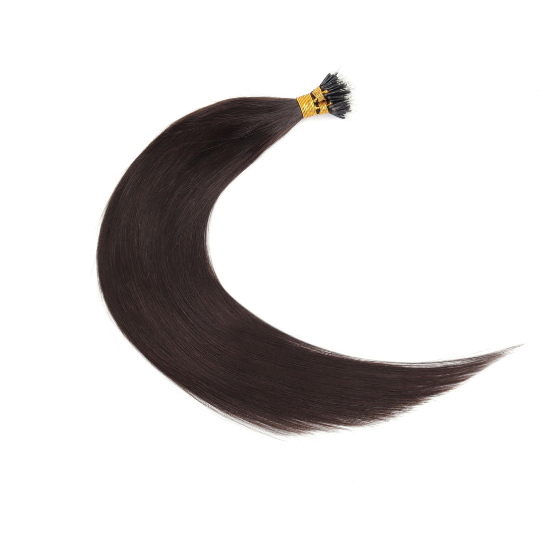 Straight Nano Ring Human Hair Extensions – Soft & Silky