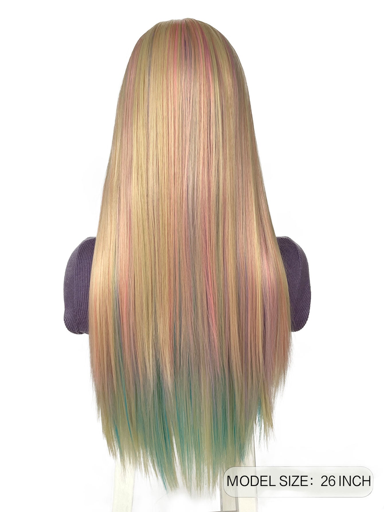 Long Straight Wig 28in Long Straight - High-Density Synthetic Hair for Women, Fashionable and Natural Look, Available