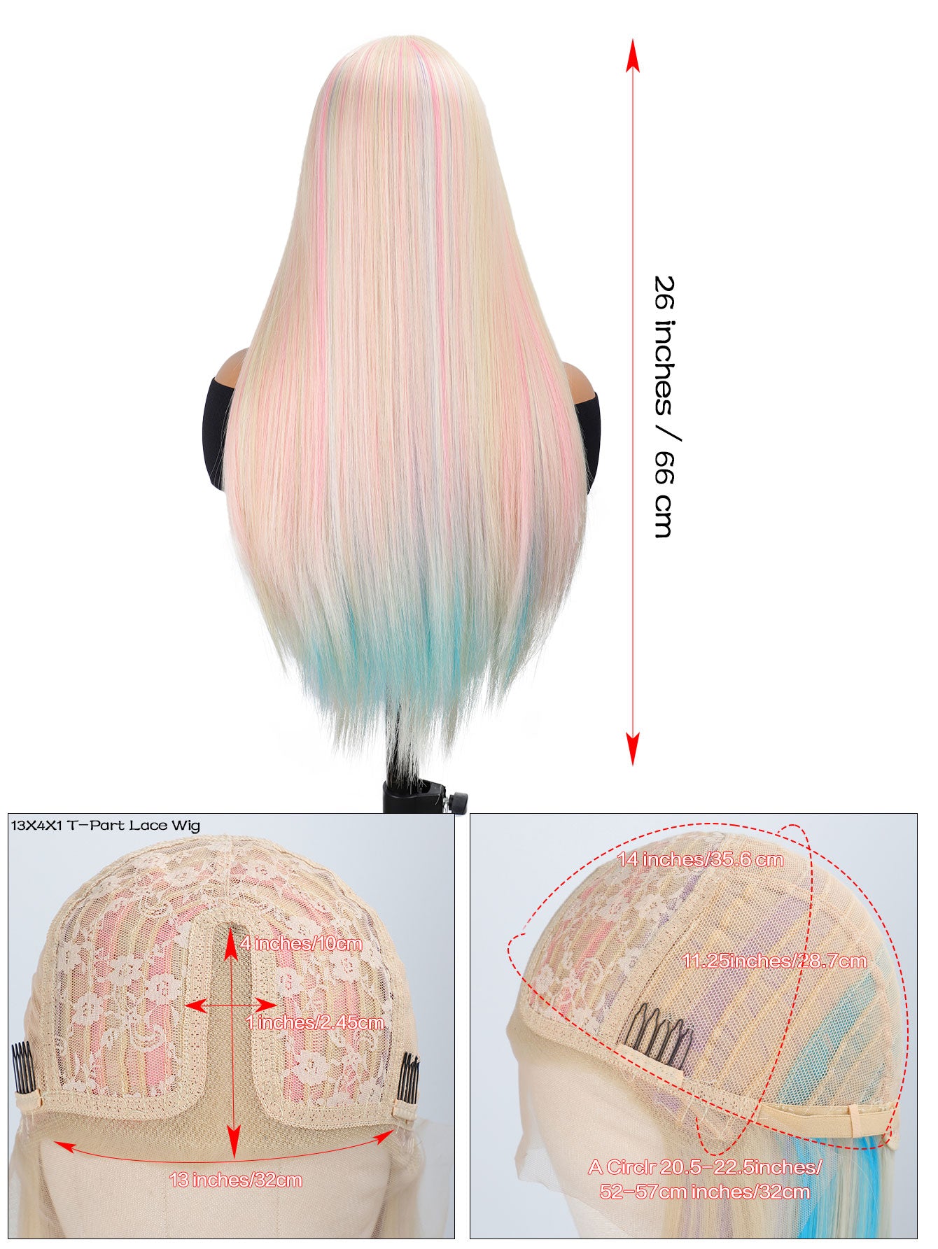 Long Straight Wig 28in Long Straight - High-Density Synthetic Hair for Women, Fashionable and Natural Look, Available